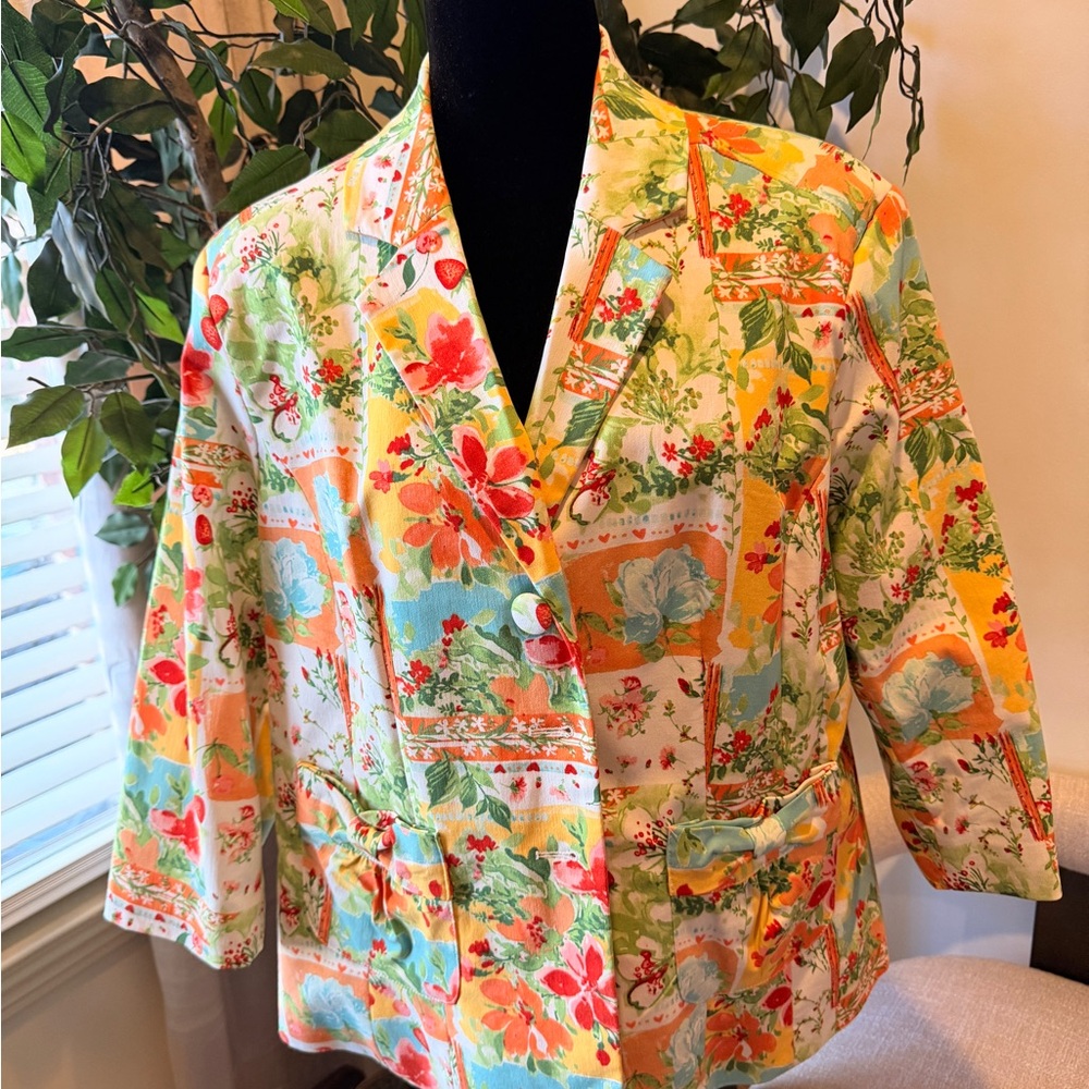 Floral Women's Jacket/Blazer